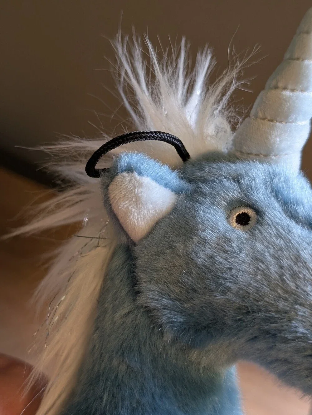 Fluff & Tuff Belle The Blue Unicorn Durable 9